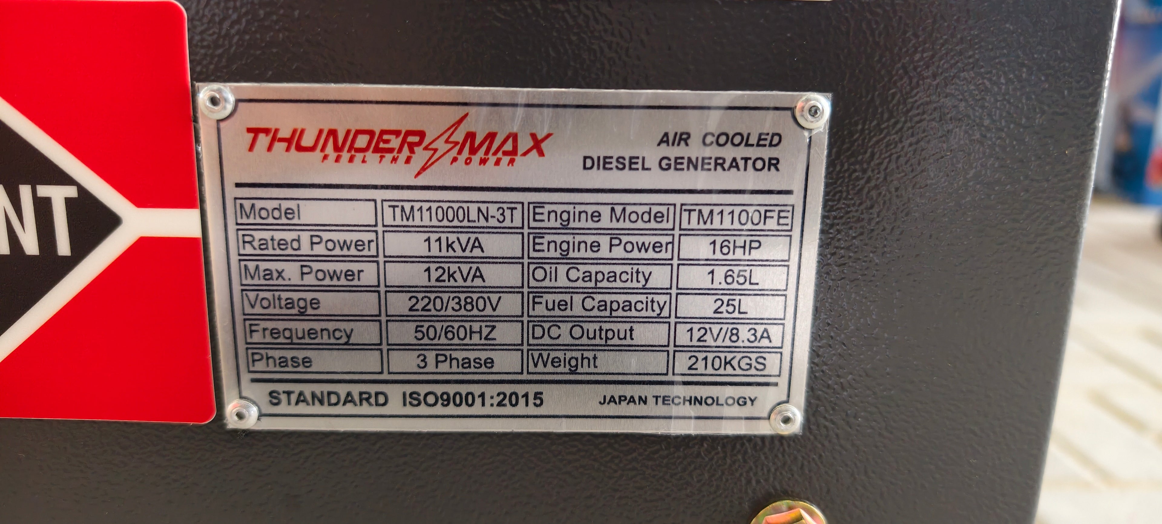 Diesel Generator silent type box type