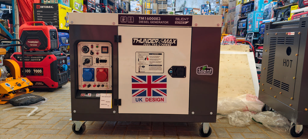 16KVA 15KW SILENT TYPE DIESEL GENERATOR 1 CYLINDER equal power