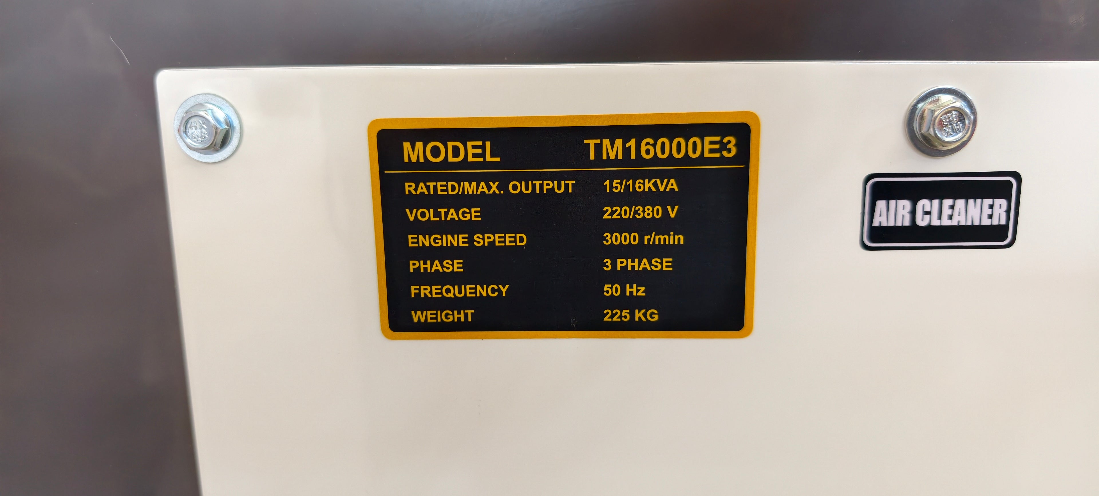 16KVA 15KW SILENT TYPE DIESEL GENERATOR 1 CYLINDER equal power