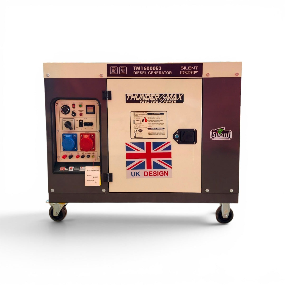 16KVA 15KW SILENT TYPE DIESEL GENERATOR 1 CYLINDER equal power
